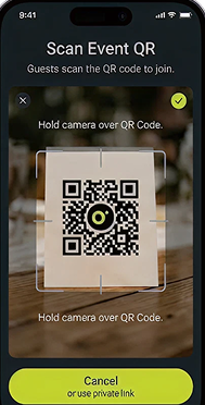 Scan QR Code mobile mockup